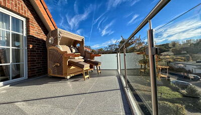 Balkon mit geschlossenem Belag